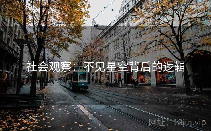 社会观察：不见星空背后的逻辑  第2张